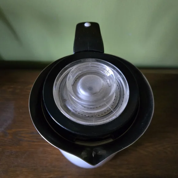 Vintage Corningware 10 Cup Blue Cornflower Percolater Coffee Pot Carafe - Picture 5 of 16